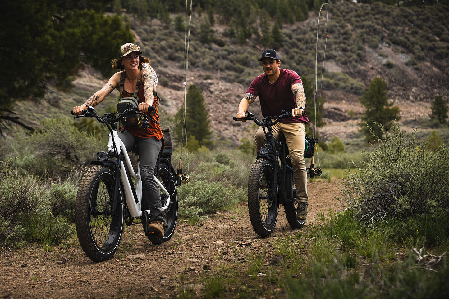 Dirwin Bike Fishing Rod Holder - HuntingEbikesDirect.com