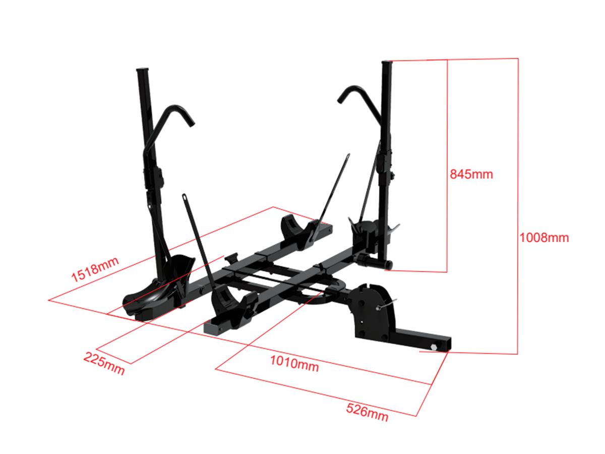 Himiway E-bike Hitch Rack - HuntingEbikesDirect.com
