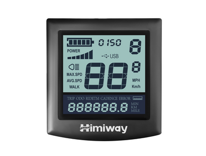 LCD Display With USB Charging