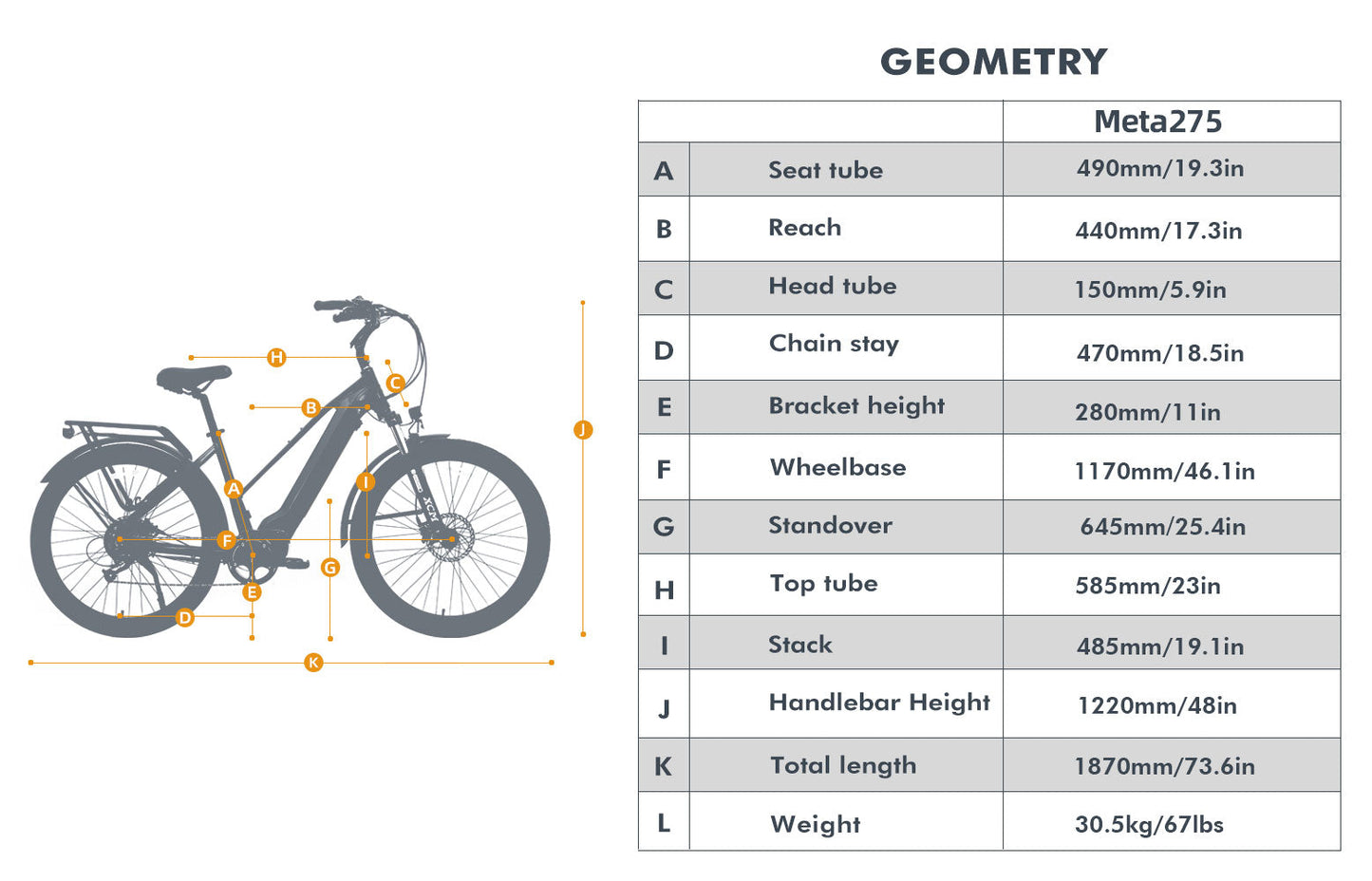 Eunorau META 275 | City Commuter E-Bike | FREE EXTRA BATTERY