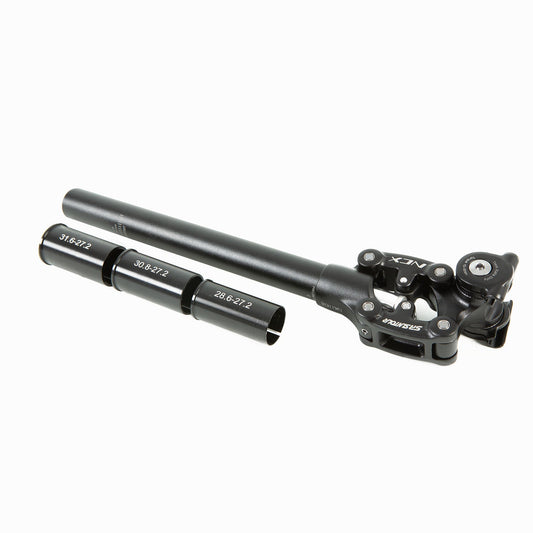 EUNORAU Bike Suspension Seatpost Aluminum Alloy Black - HuntingEbikesDirect.com