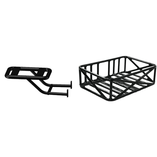 EUNORAU Flash Rear Rack and Basket Kit - HuntingEbikesDirect.com